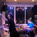響き合う祈り、解き放つアート：8月6日、京都から平和を願うライブペイント「Ask the sky on August 6th」